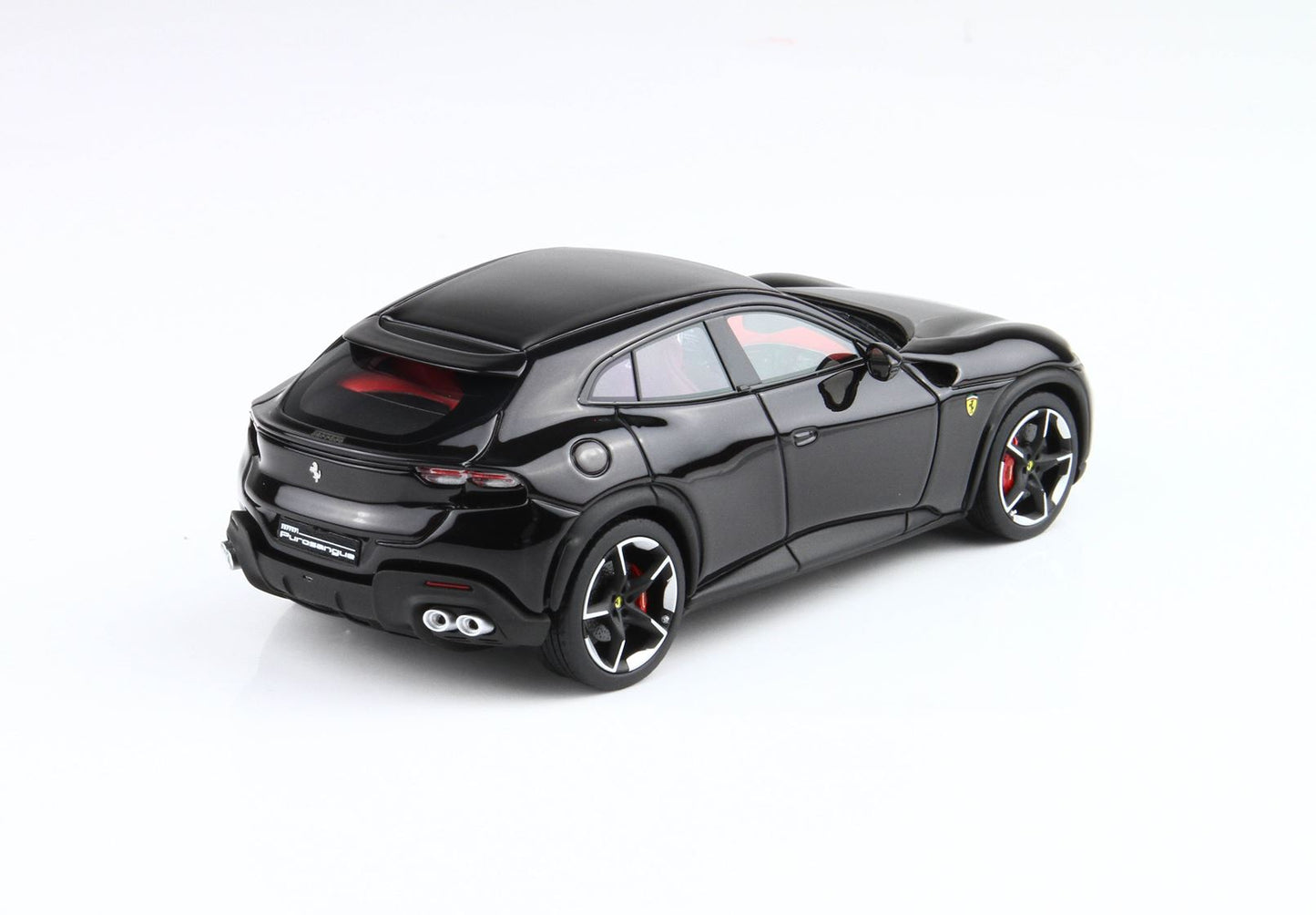 BBR Ferrari Purosangue metallic black Purosangue and red interior 1/43 BBRC272C1