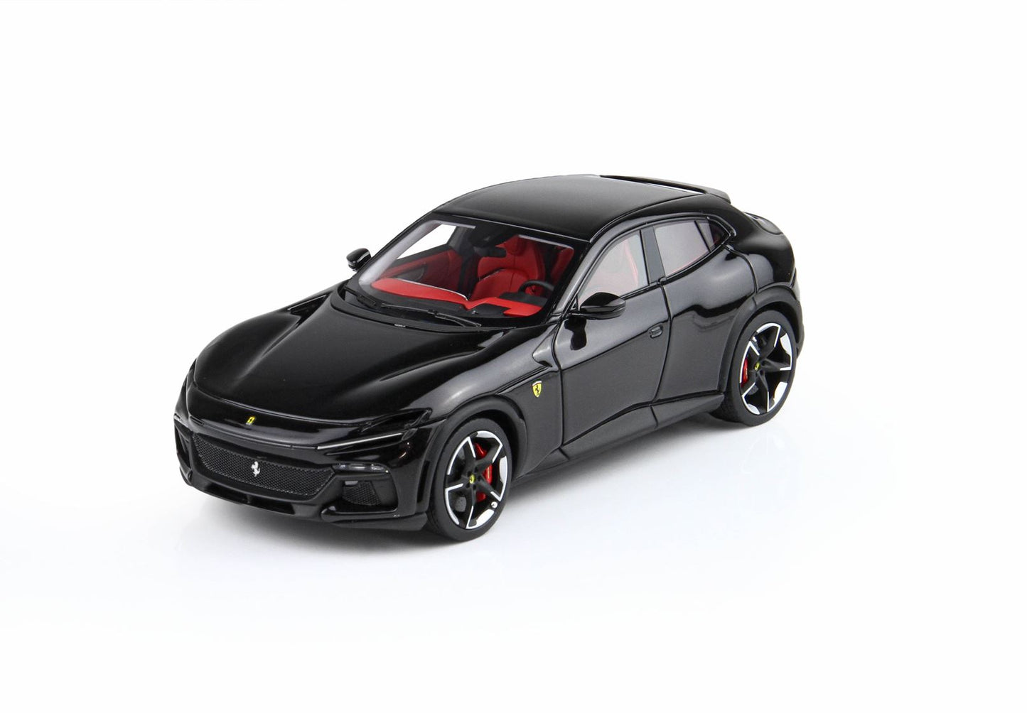 BBR Ferrari Purosangue metallic black Purosangue and red interior 1/43 BBRC272C1