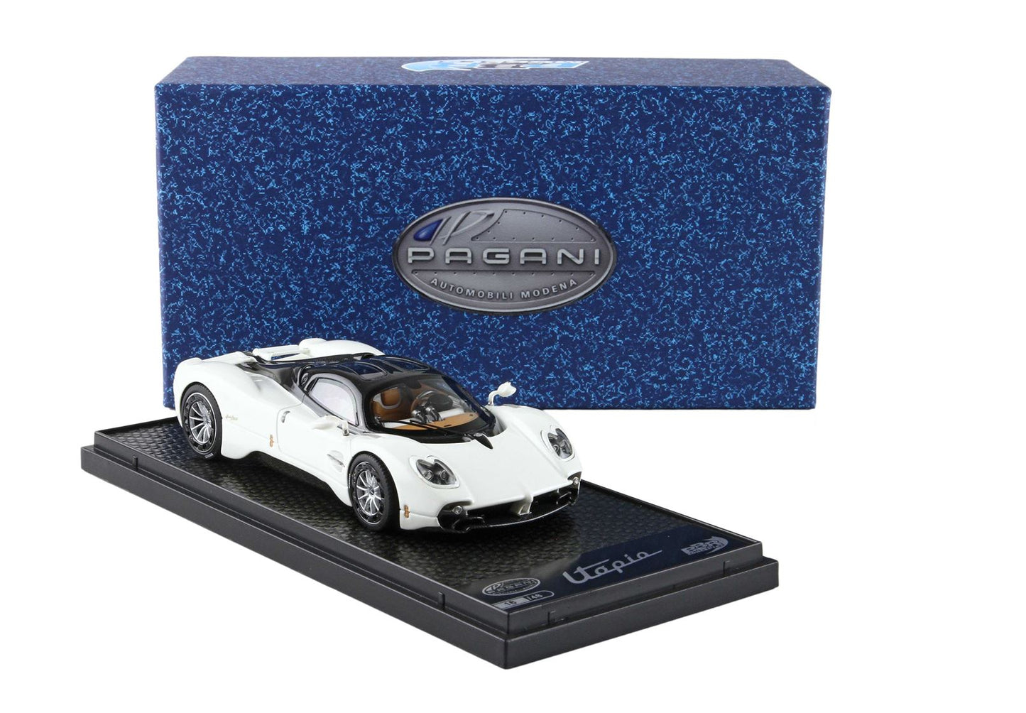 BBR Pagani Utopia Pearl White 1/43 BBRC274A