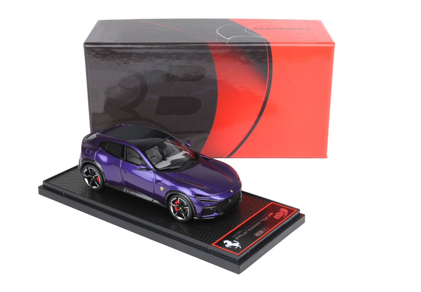 BBR Ferrari Purosangue 2022 Panoramic roof Al Humaid Violet 1/43 BBRC283C