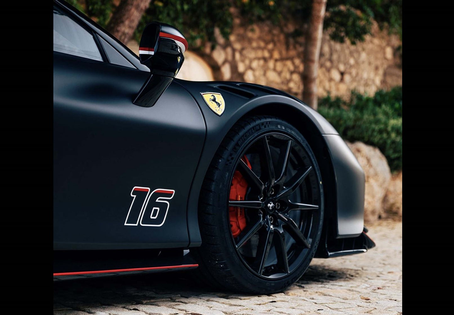 BBR *POSTAGE INCLUDED* Ferrari SF90 XX Stradale race n16 Matt black 1/18 P18237CL Pre-Order