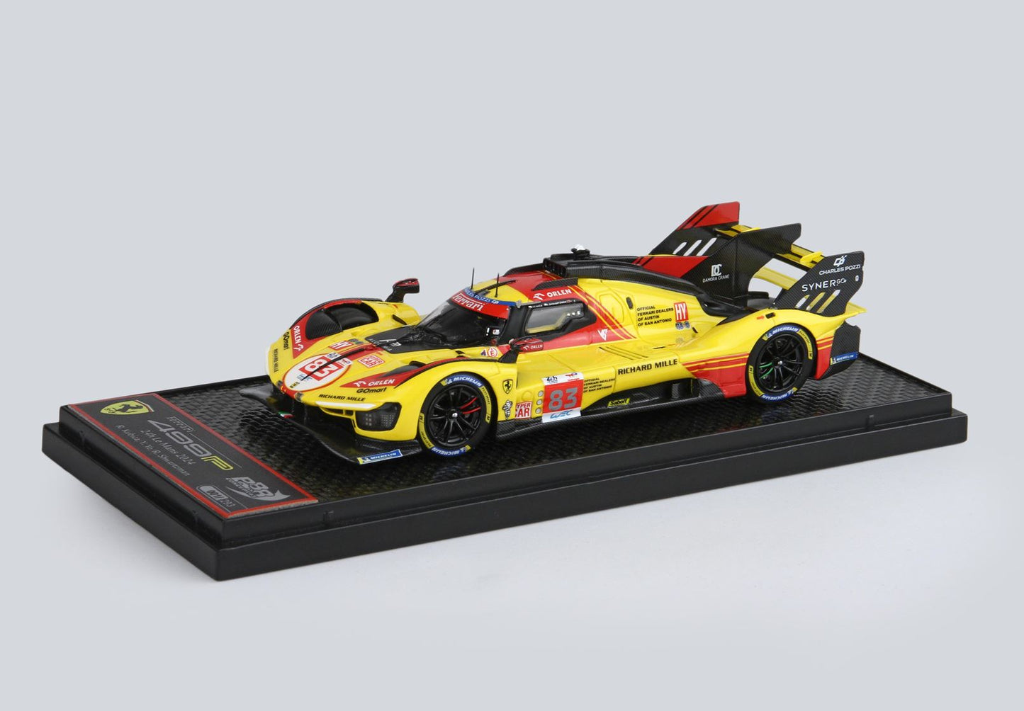 BBR (* Shipping included*) Ferrari 499P car n. 83 - Le Mans 2024 drivers Kubica Ye Shwartzman 1/43 BBRC304C