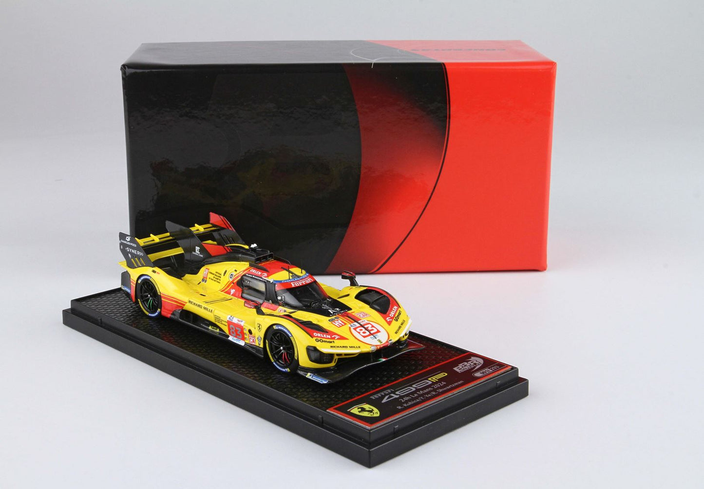 BBR (* Shipping included*) Ferrari 499P car n. 83 - Le Mans 2024 drivers Kubica Ye Shwartzman 1/43 BBRC304C