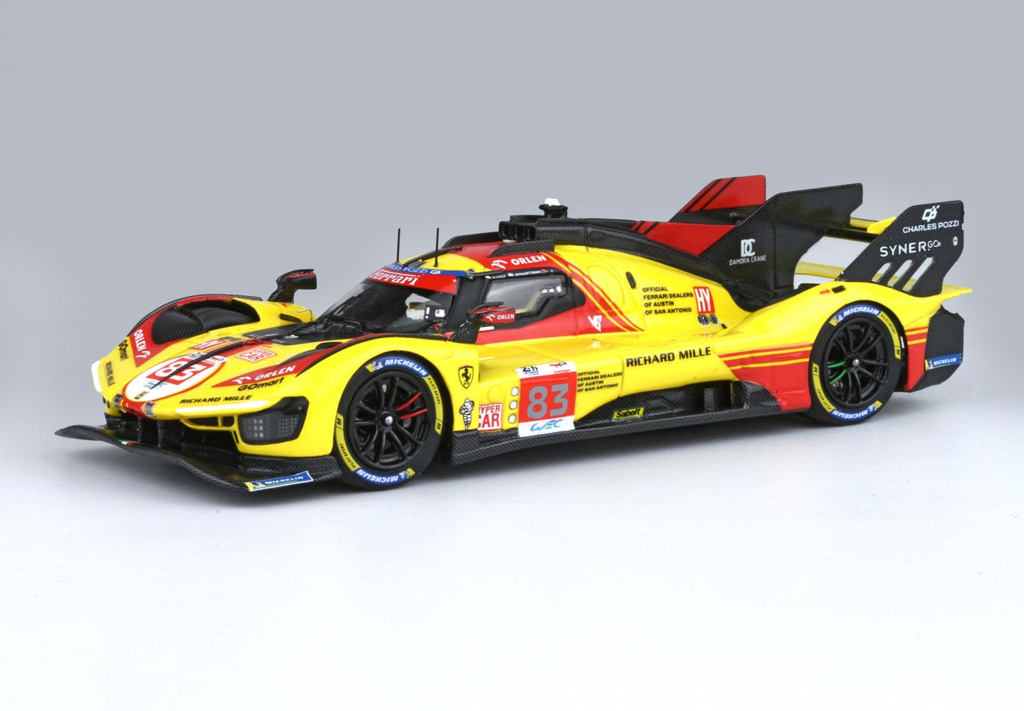 BBR (* Shipping included*) Ferrari 499P car n. 83 - Le Mans 2024 drivers Kubica Ye Shwartzman 1/43 BBRC304C