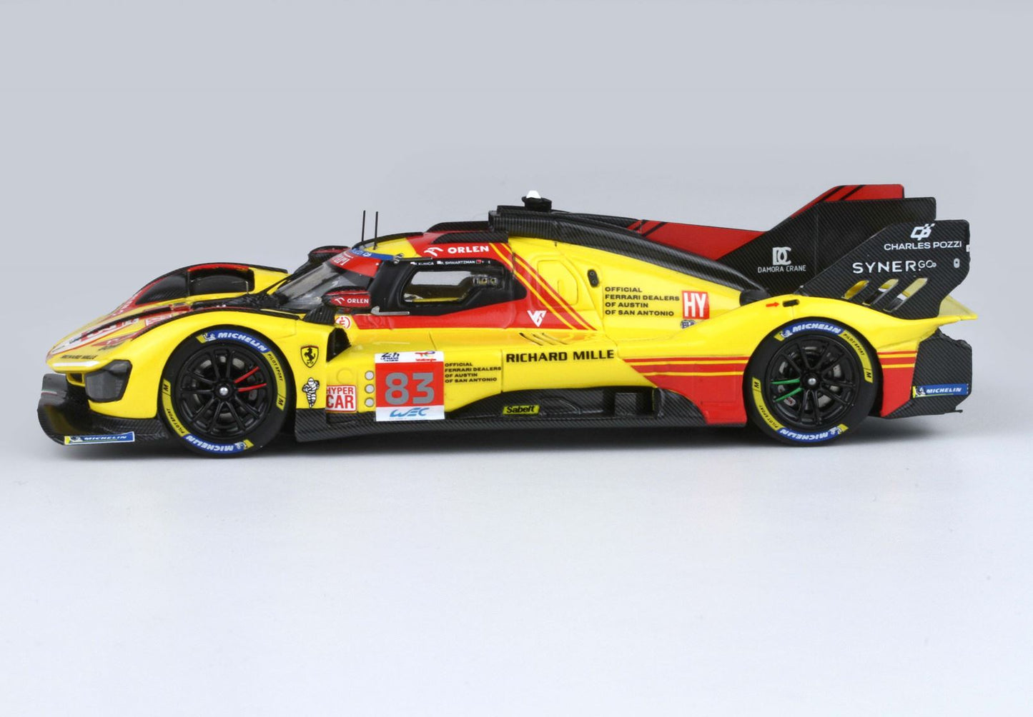 BBR (* Shipping included*) Ferrari 499P car n. 83 - Le Mans 2024 drivers Kubica Ye Shwartzman 1/43 BBRC304C