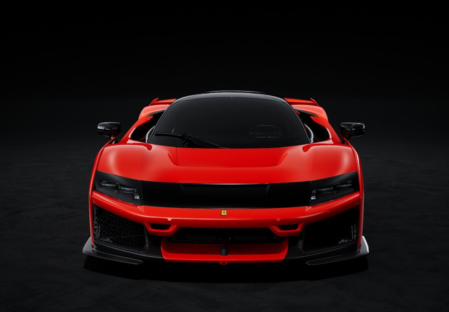 BBR *POSTAGE INCLUDED*Ferrari F80 carbon optional Rosso Corsa - bicolour wheels silver and carbon1/43 BBRC305A1 Pre-Order