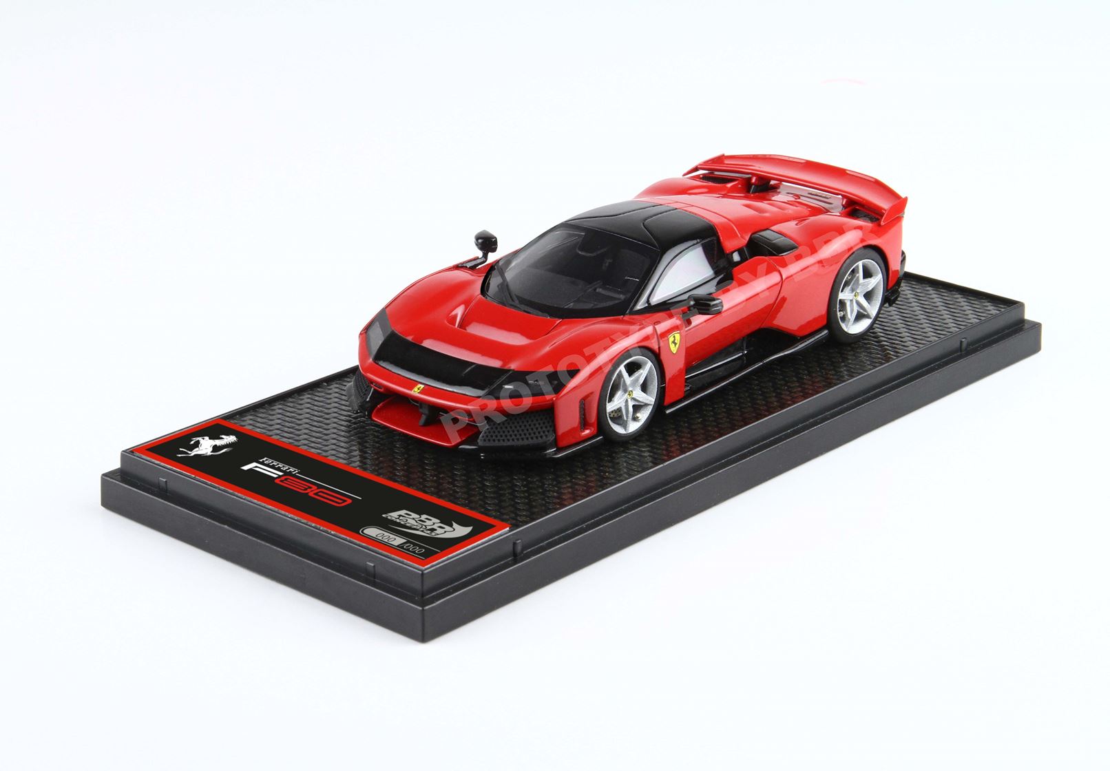BBR *POSTAGE INCLUDED* Ferrari F80 Rosso Corsa - silver wheels 1