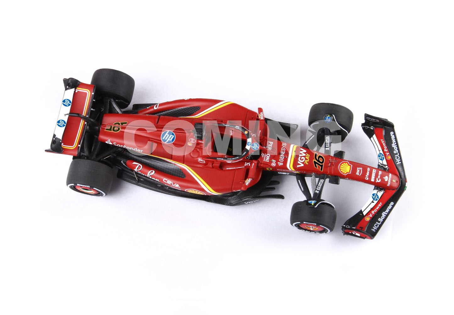 *SOLD OUT* BBR Ferrari SF24 Monza GP 2024 Leclerc Winner 1/43 BBRC307A Pre-Order