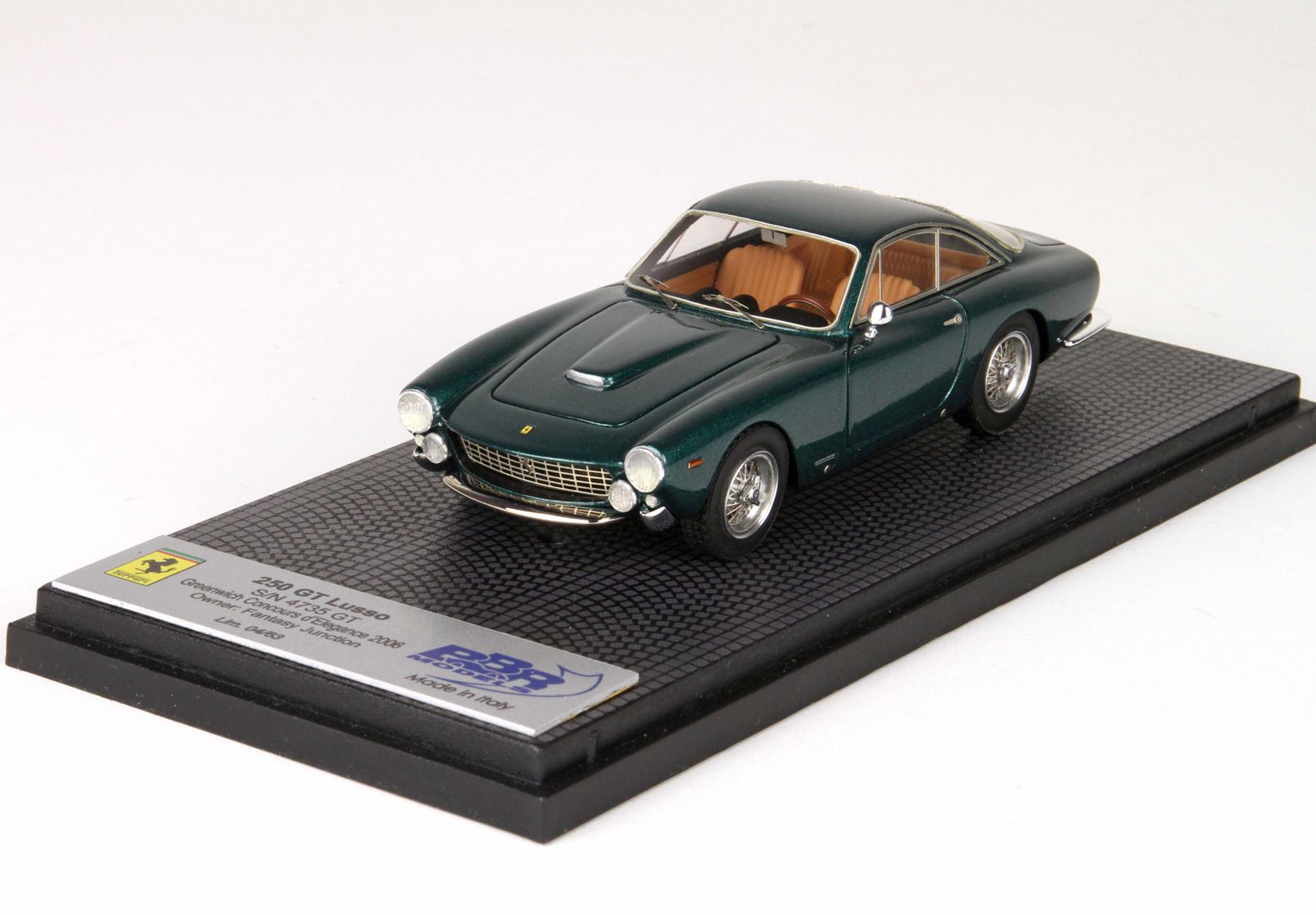 BBR Ferrari 250 GT Lusso conc. Elegance Greenwich 2006 1/43