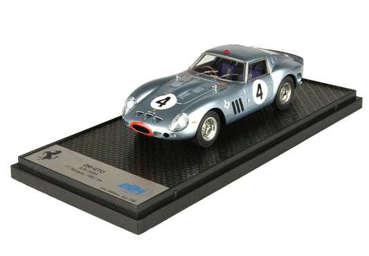 BBR Ferrari 250 GTO S/N 3589 TT Nassau Tourist Trophy Nassau 1962 car #4 Driver Innes Ireland 1/43