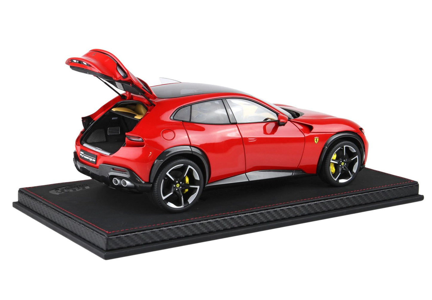 BBR Ferrari Purosangue diecast panoramic roof Rosso Corsa - Luxury pack 1/18 HE180053BDIE Pre-Order