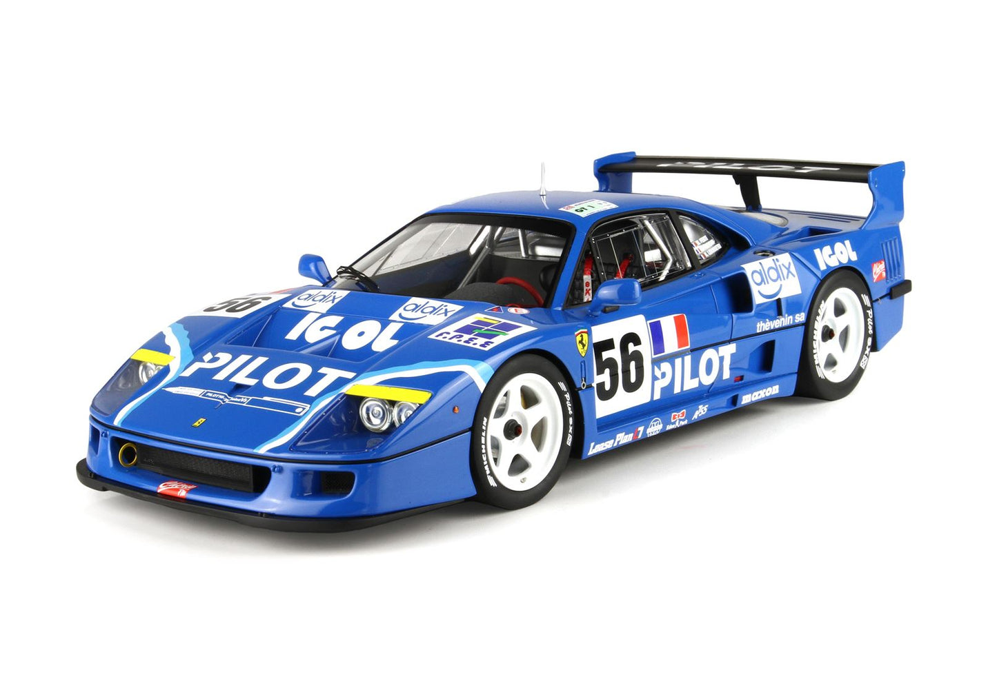 BBR Ferrari F40 LM Le Mans 1996 Pilot Pen Racing 1/18 P18139H