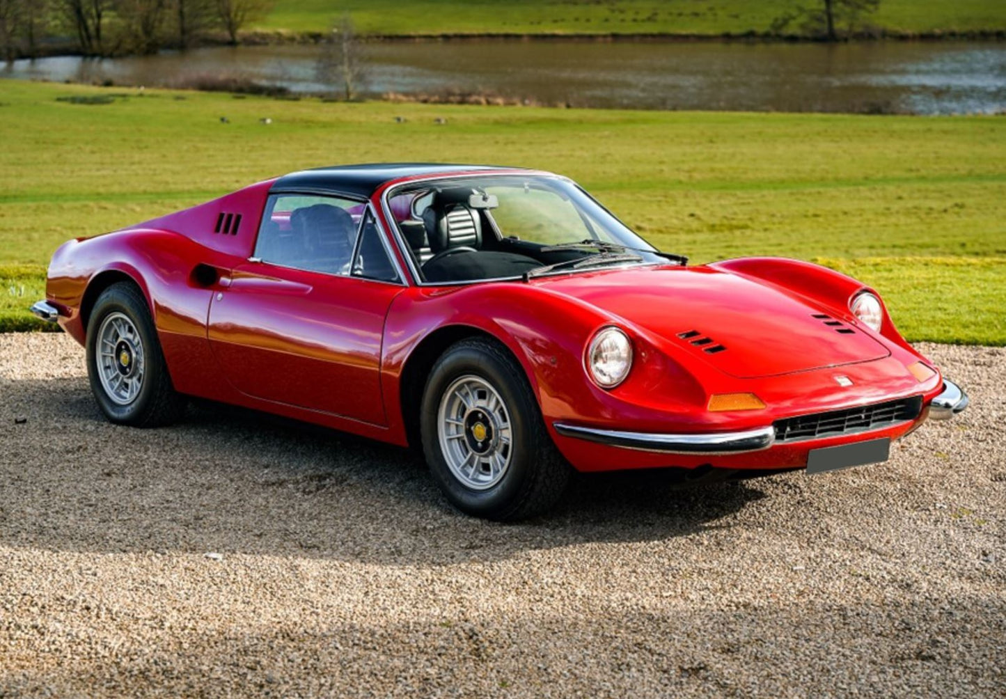 BBR *POSTAGE INCLUDED* Ferrari Dino 246 GTS 1972 Rosso Corsa 322 - Black 1/18 P18152A1 Pre-Order