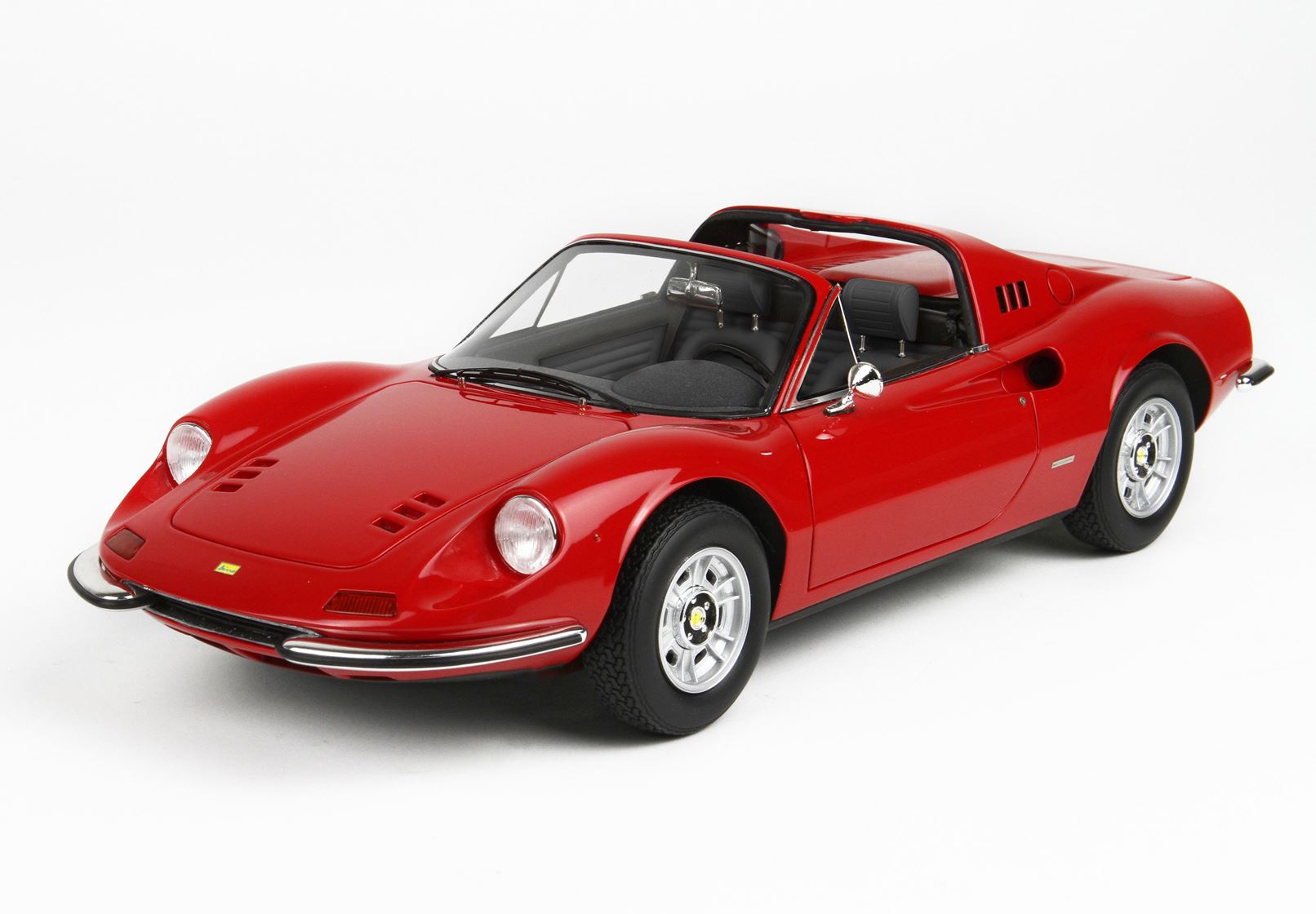 BBR Ferrari Dino 246 GTS 1972 Rosso Corsa 322 - Beige 1/18 