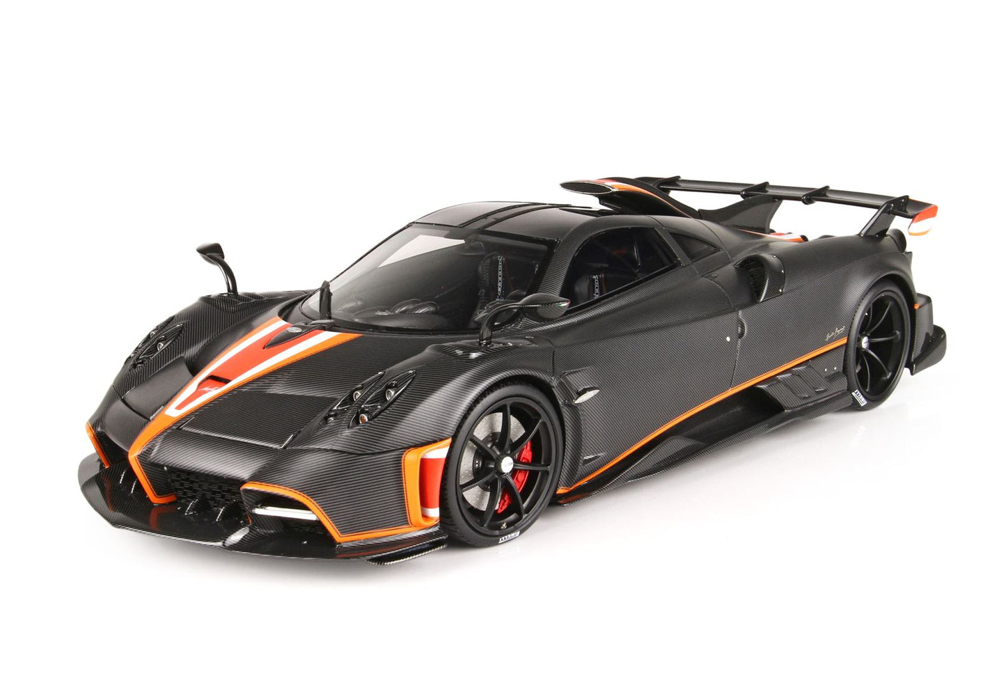 BBR Pagani Imola 2020 Matt carbon fiber black P18192F 1/18