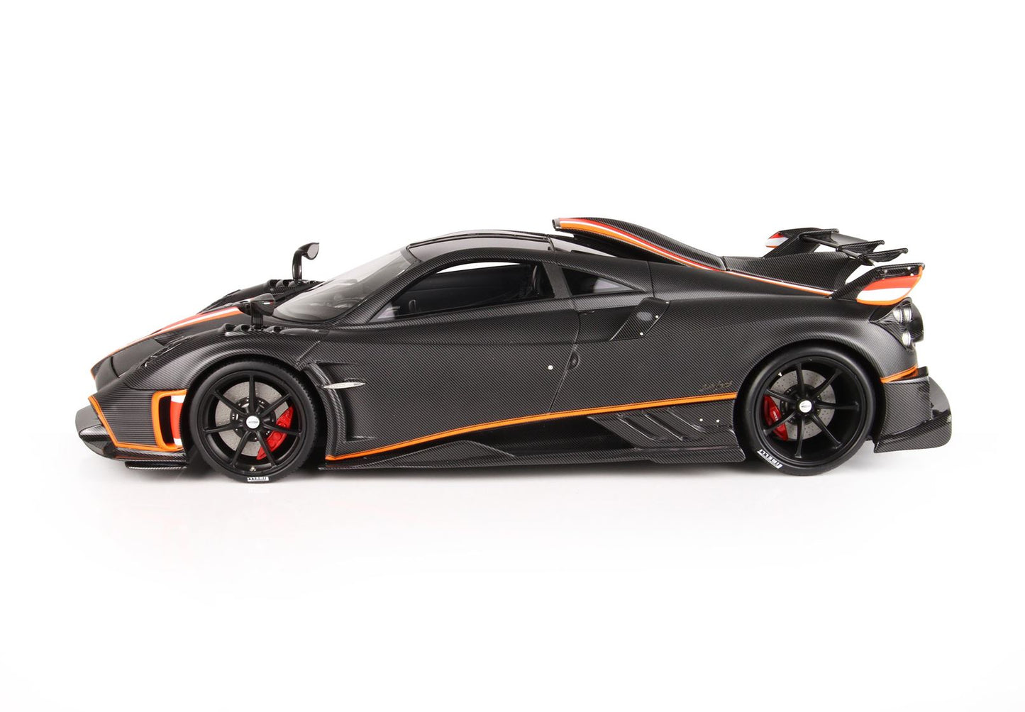 BBR Pagani Imola 2020 Matt carbon fiber black P18192F 1/18