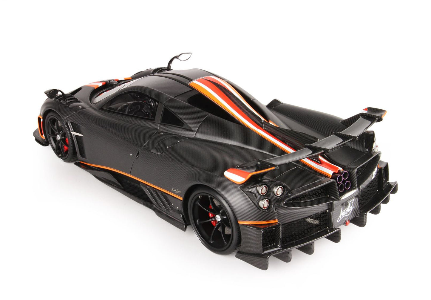 BBR Pagani Imola 2020 Matt carbon fiber black P18192F 1/18