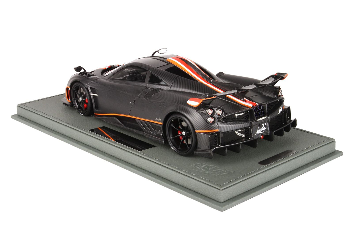 BBR Pagani Imola 2020 Matt carbon fiber black P18192F 1/18