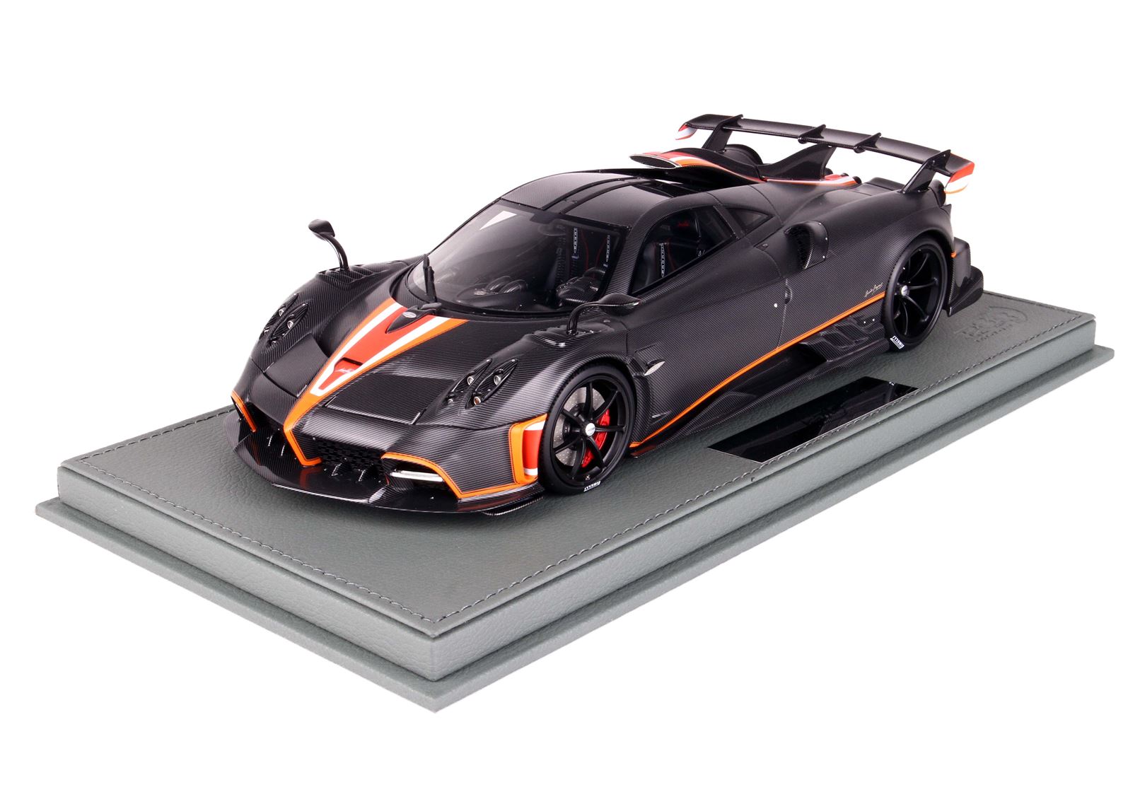 BBR Pagani Imola 2020 Matt carbon fiber black 1/18