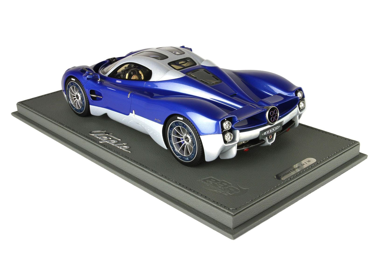 BBR Pagani Utopia M208 Blue Metallizzato 1/18 P18223E1