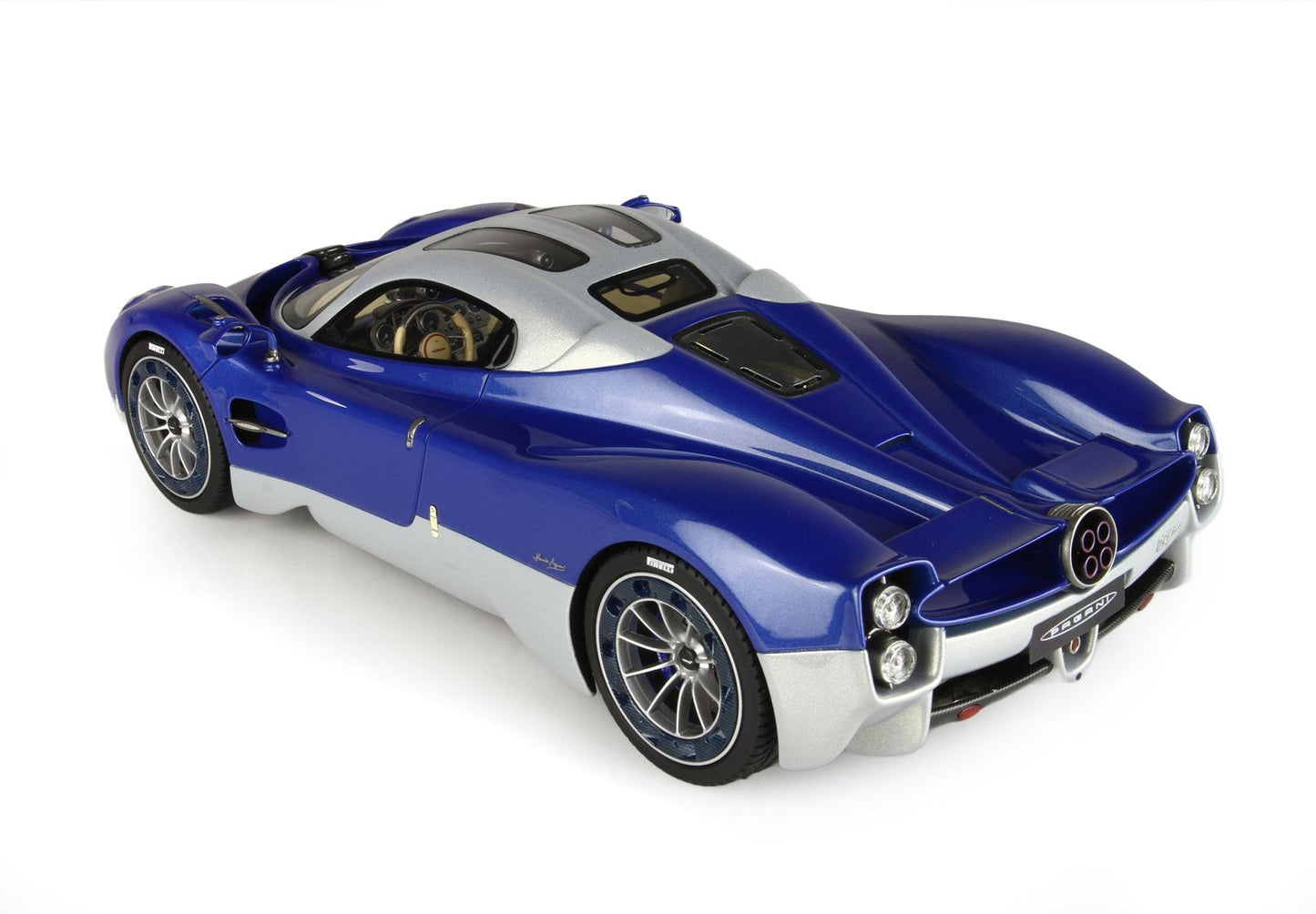 BBR Pagani Utopia M208 Blue Metallizzato 1/18 P18223E1