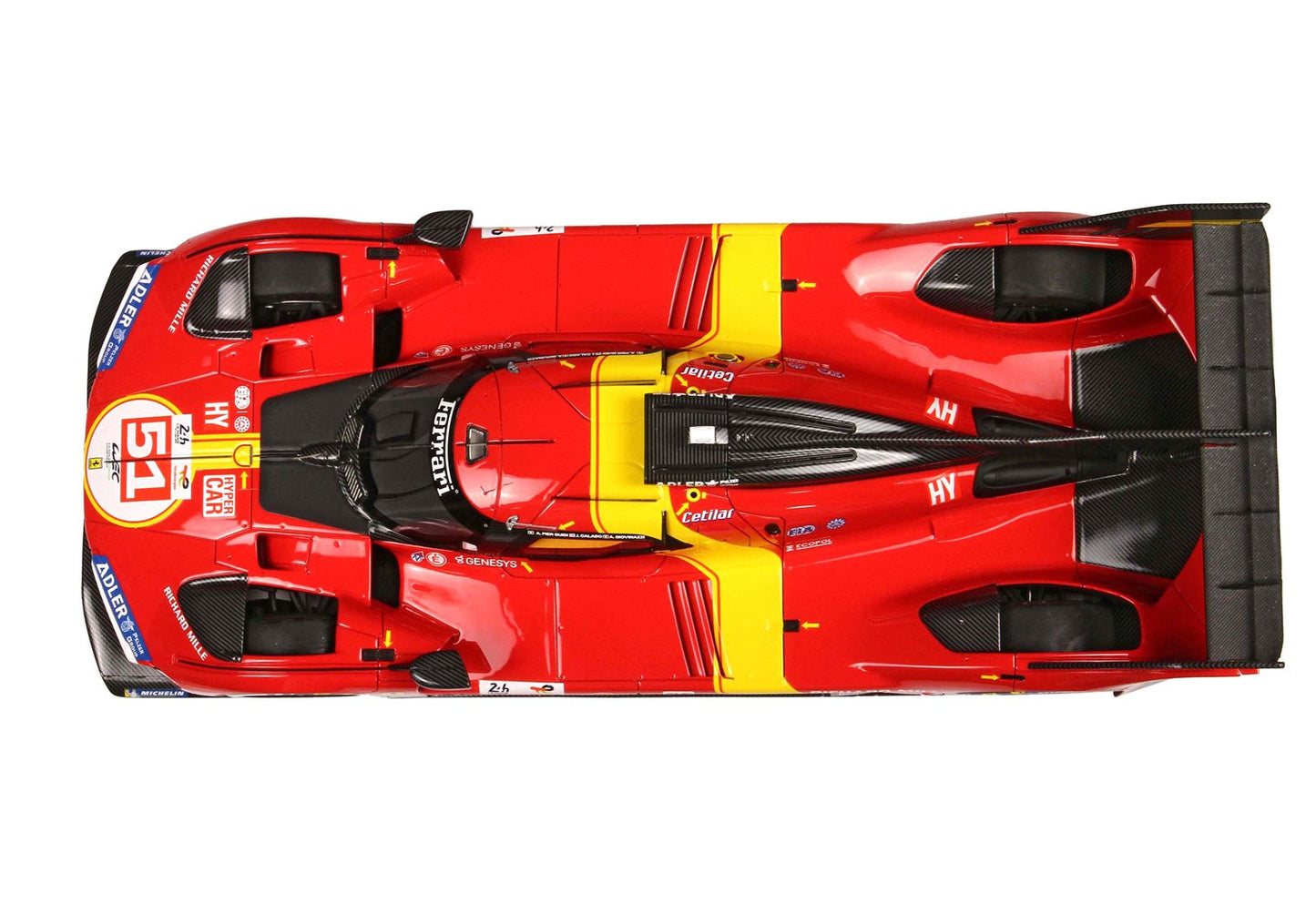 BBR Ferrari 499P car n. 51 Winner Le Mans 2023 P18235 1/18