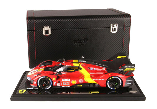 BBR Ferrari 499P car n. 51 Winner Le Mans 2023 1/18