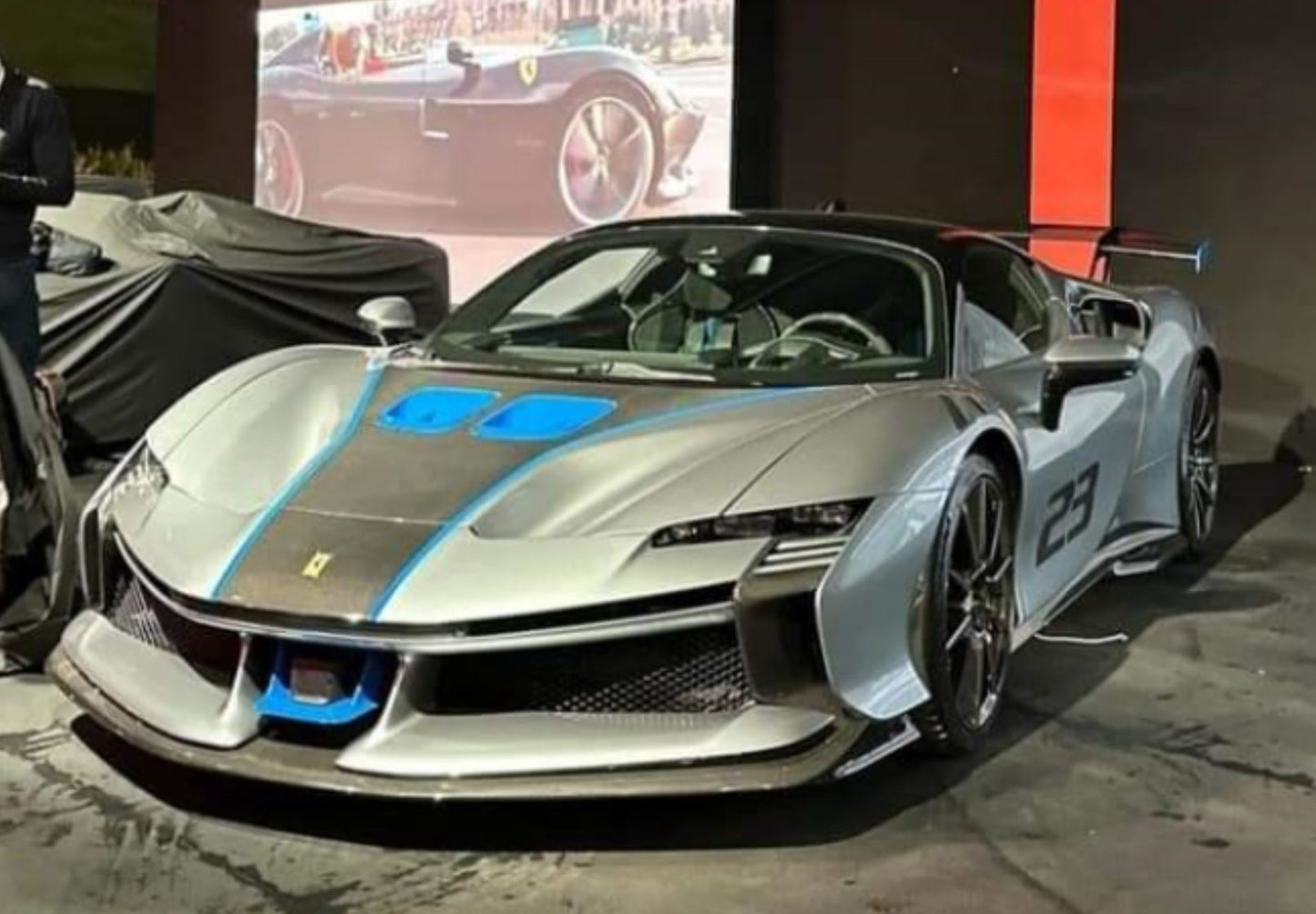 BBR *POSTAGE INCLUDED* Ferrari SF90 XX Stradale Titan Gray 1/18 P18237N Pre-Order