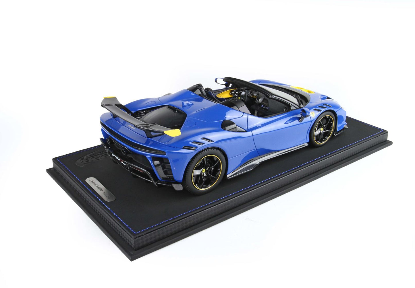 BBR Ferrari SF90 XX Spider Dino light blue and yellow P18238A 1/18