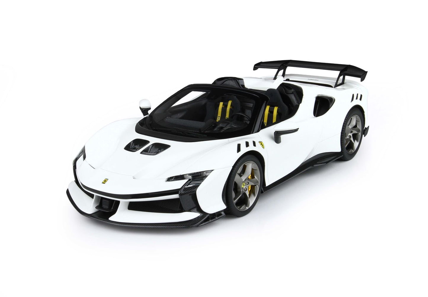 BBR Ferrari SF90 XX Spider White Cervino - white brakes 1/18 P18238L1