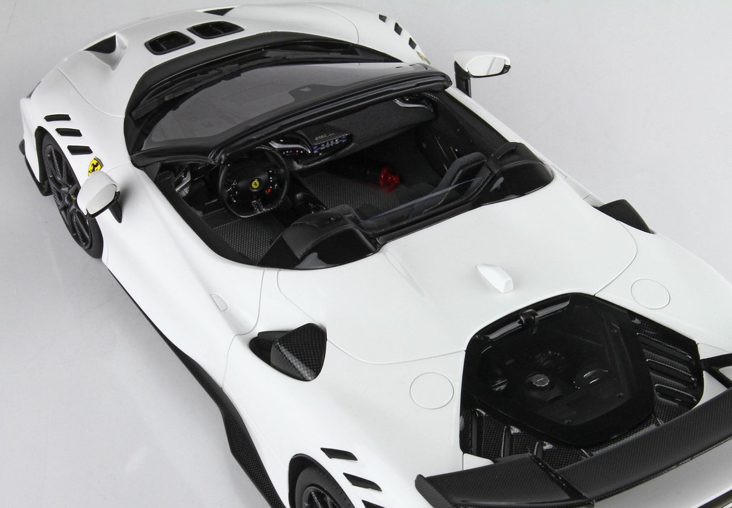 BBR Ferrari SF90 XX Spider White Cervino - white brakes 1/18 P18238L1