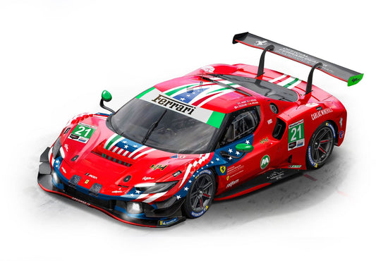 BBR Ferrari 296 GT3 #21 24h Daytona 2024 Driver Cozzolino-Heriau-Mann-Molina 1/18