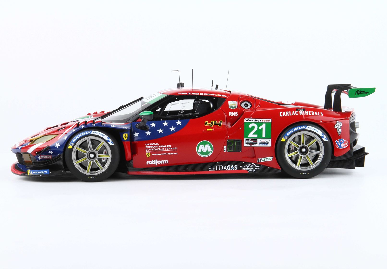 Ferrari 499P n° 50 5th 24h Le Mans 2023 1/18 BBR Models P18236