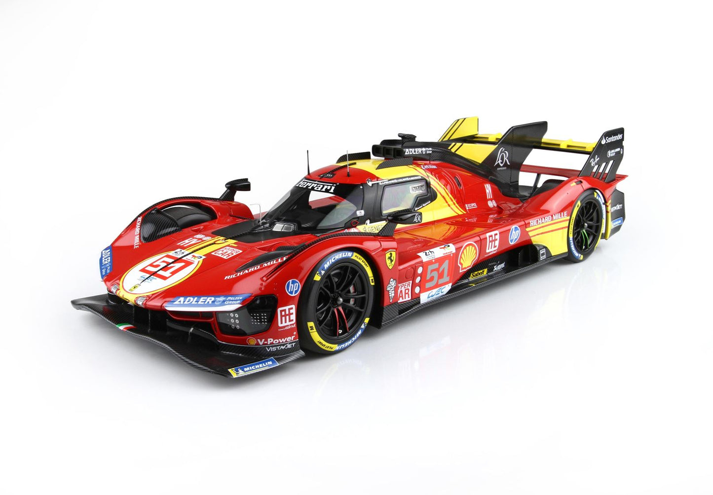 BBR Ferrari 499P car n. 51 - 3rd Le Mans 2024 drivers Pier Guidi Giovinazzi Calado 1/18 P18252B Pre-Order