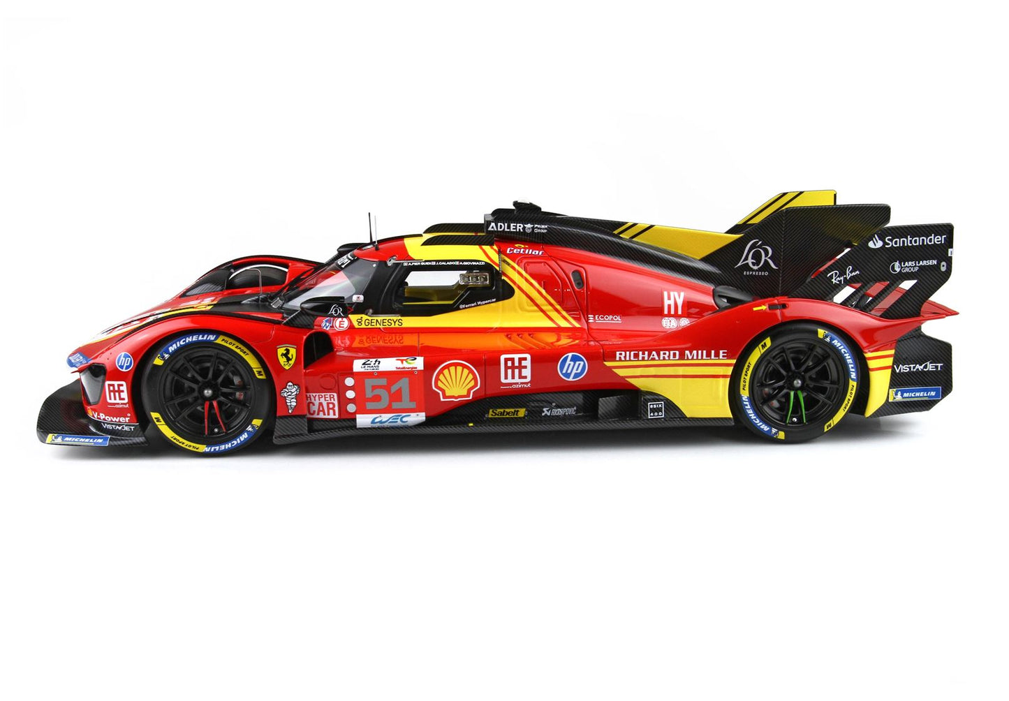 BBR Ferrari 499P car n. 51 - 3rd Le Mans 2024 drivers Pier Guidi Giovinazzi Calado 1/18 P18252B Pre-Order