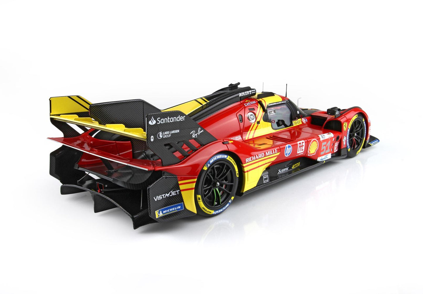 BBR Ferrari 499P car n. 51 - 3rd Le Mans 2024 drivers Pier Guidi Giovinazzi Calado 1/18 P18252B Pre-Order