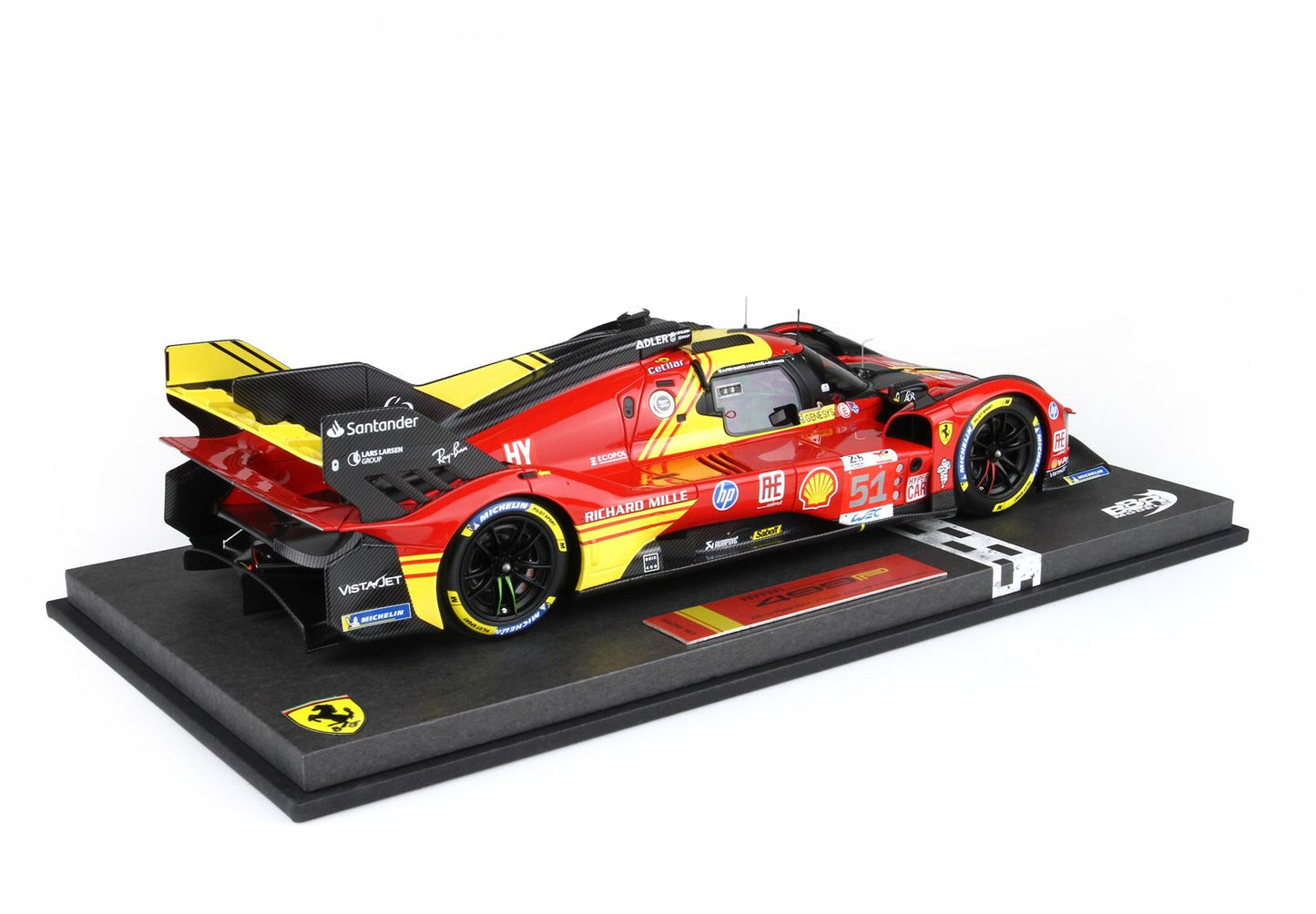 BBR Ferrari 499P car n. 51 - 3rd Le Mans 2024 drivers Pier Guidi Giovinazzi Calado 1/18 P18252B Pre-Order