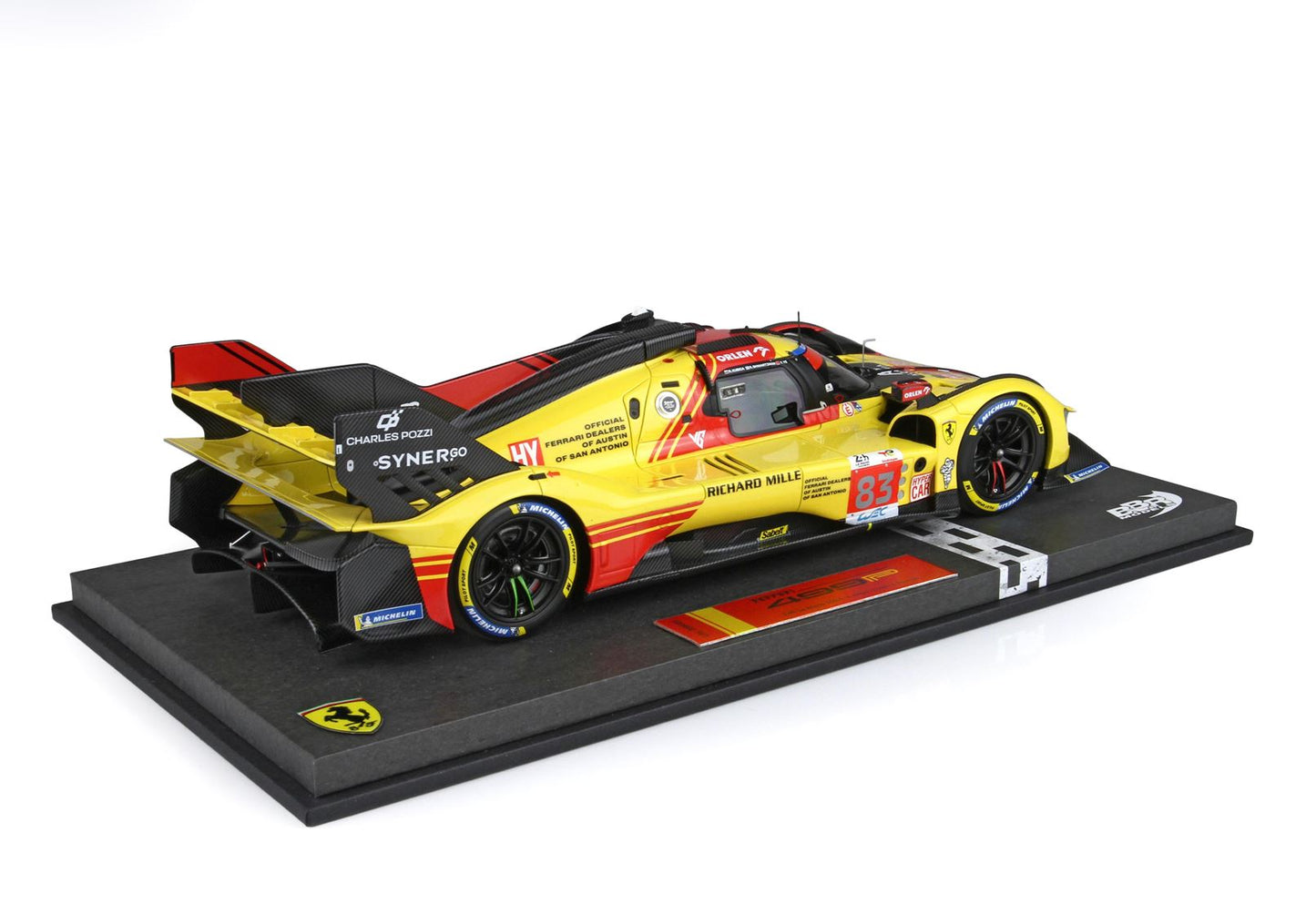 BBR Ferrari 499P car n. 83 - Le Mans 2024 drivers Kubica Yifei Svarcman 1/18 P18252C Pre-Order