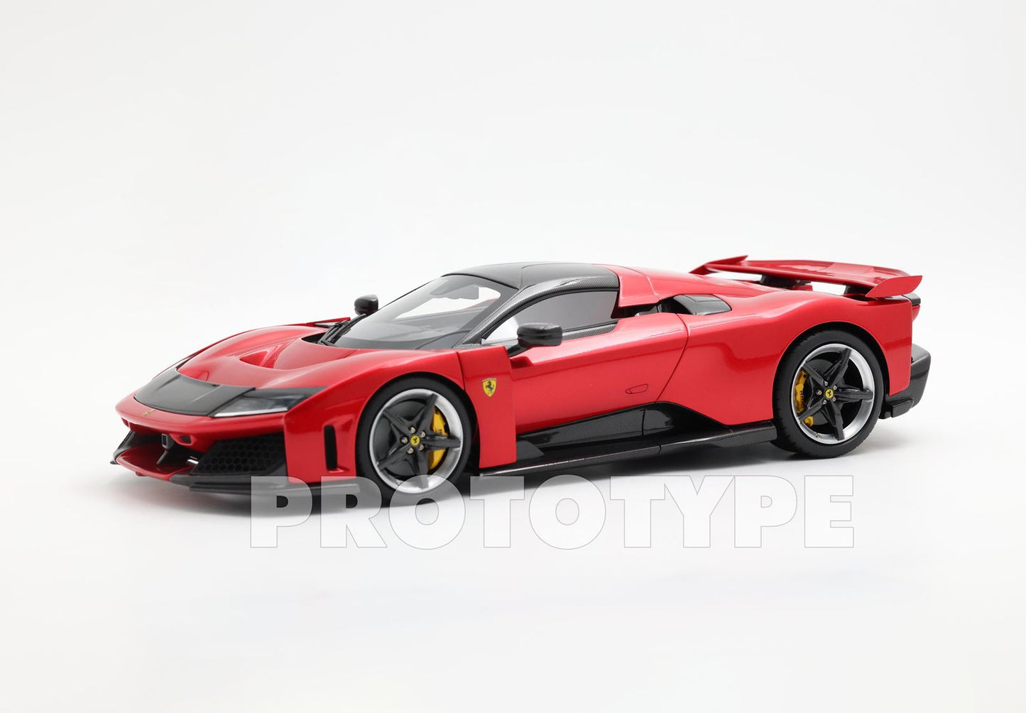 BBR *POSTAGE INCLUDED* Ferrari F80 carbon optional Rosso Supercar - bicolor wheels silver and carbon 1/18 P18253H Pre-Order
