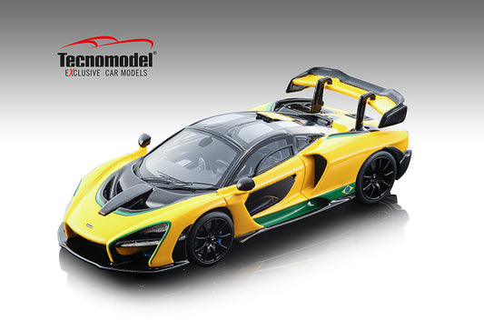 Tecnomodel T43-EX09B McLaren Senna Brazil color (Ayrton Senna Edition 2018)  1/43 Tecnomodel