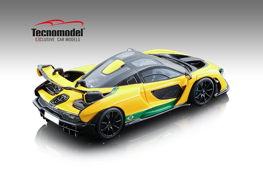 Tecnomodel T43-EX09B McLaren Senna Brazil colour (Ayrton Senna Edition 2018)  1/43 Tecnomodel