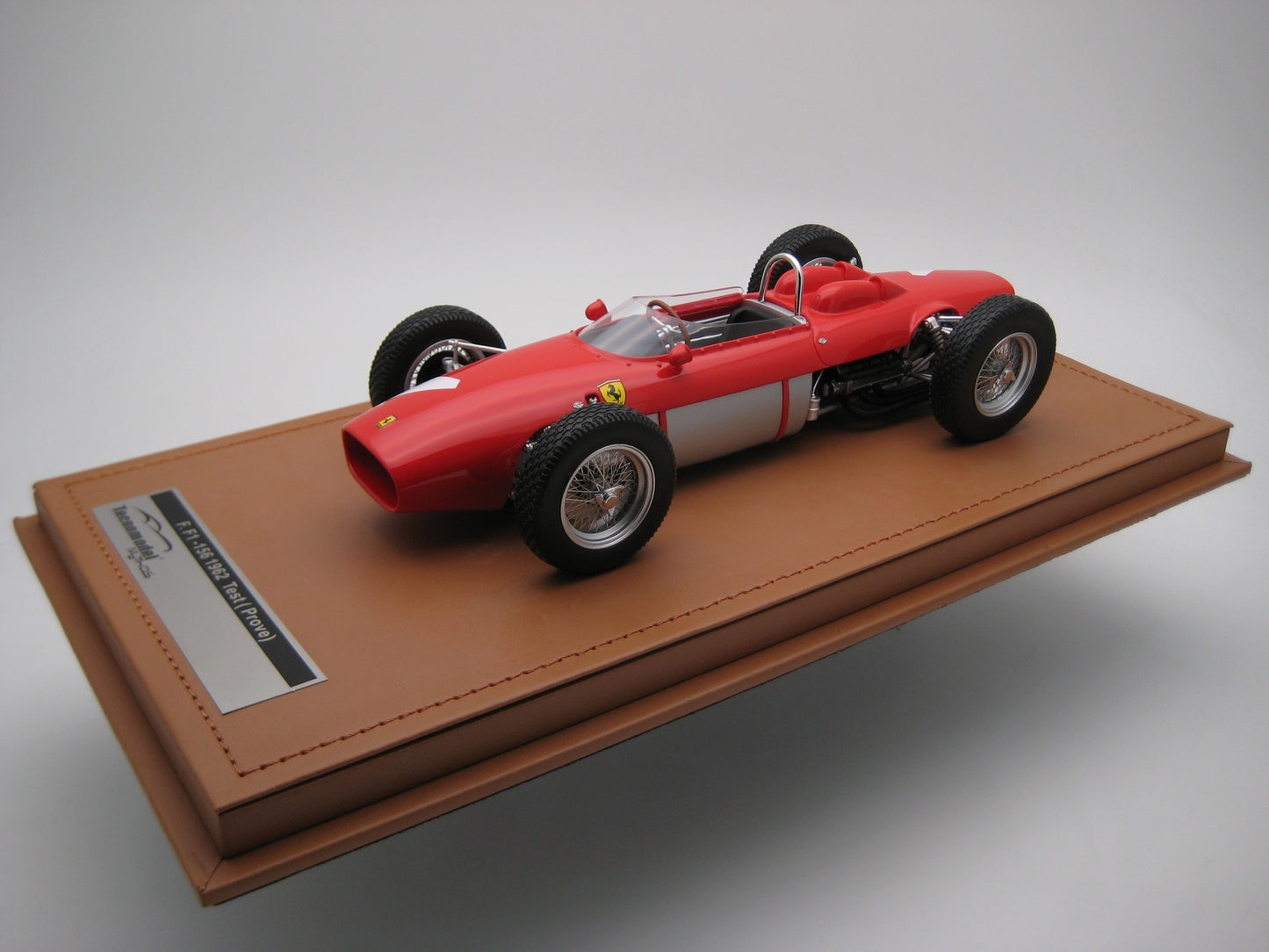 Tecnomodel TM18-308A Ferrari F1 -156 1962 Test (prove) German GP car #4 Lorenzo Bandini 1/18