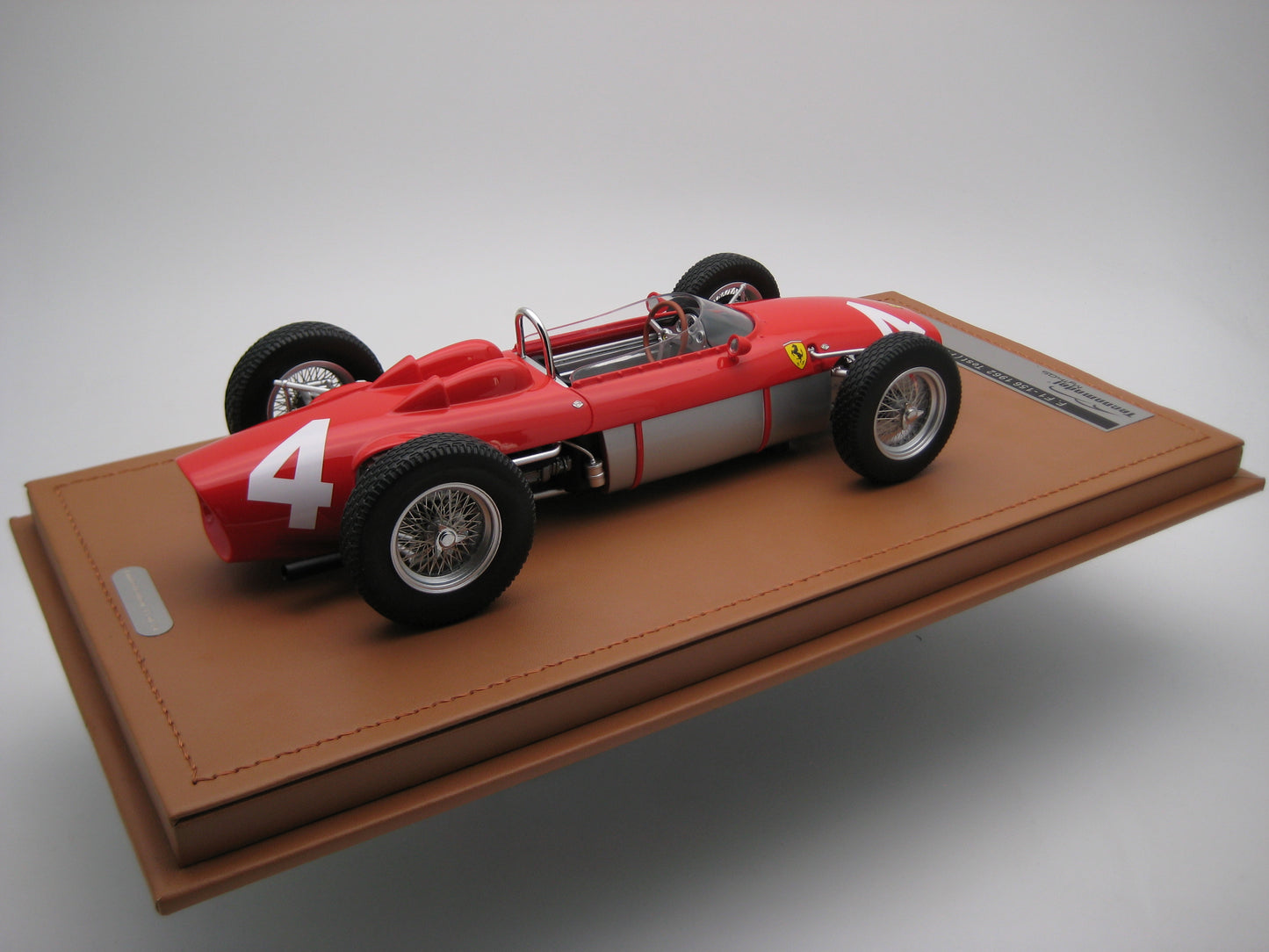 Tecnomodel TM18-308A Ferrari F1 -156 1962 Test (prove) German GP car #4 Lorenzo Bandini 1/18