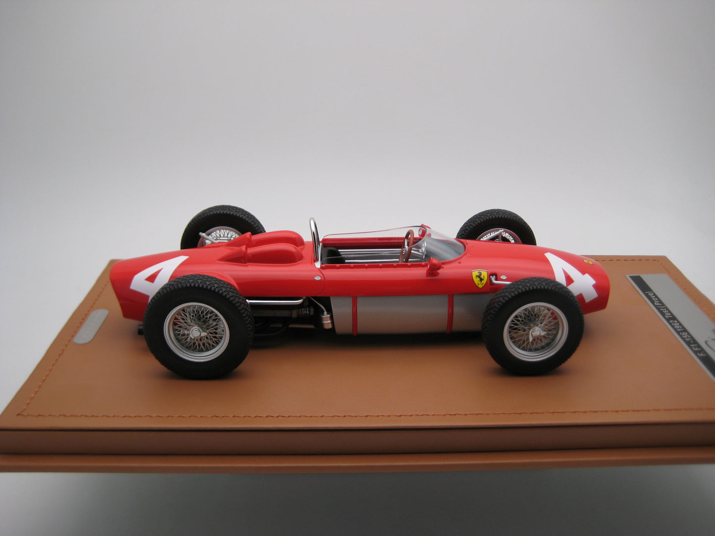 Tecnomodel TM18-308A Ferrari F1 -156 1962 Test (prove) German GP car #4 Lorenzo Bandini 1/18