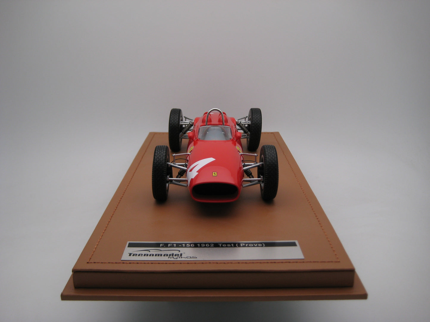 Tecnomodel TM18-308A Ferrari F1 -156 1962 Test (prove) German GP car #4 Lorenzo Bandini 1/18