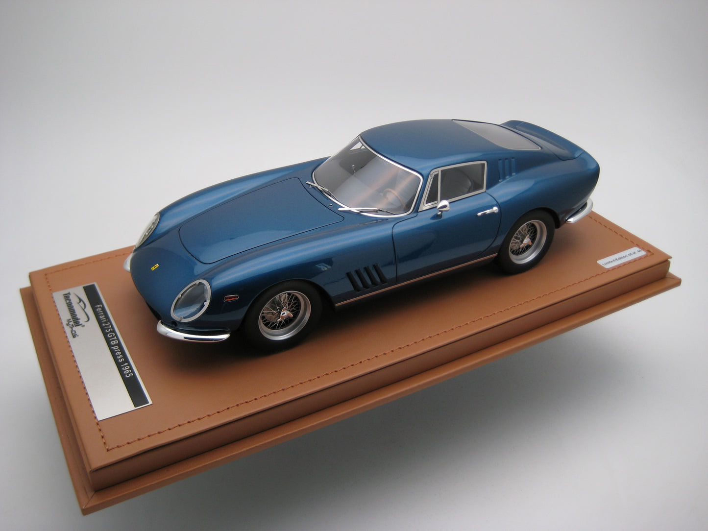 Tecnomodel TM18-85L Ferrari 275 GTB Blue Abu Dabi 1965 1/18