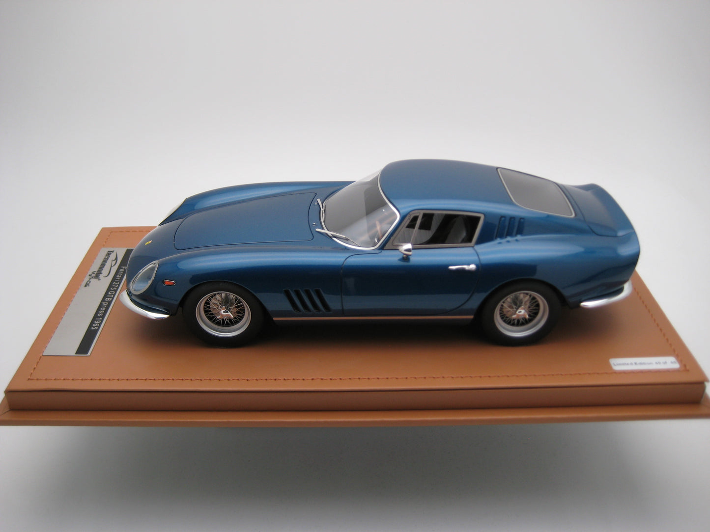 Tecnomodel TM18-85L Ferrari 275 GTB Blue Abu Dabi 1965 1/18