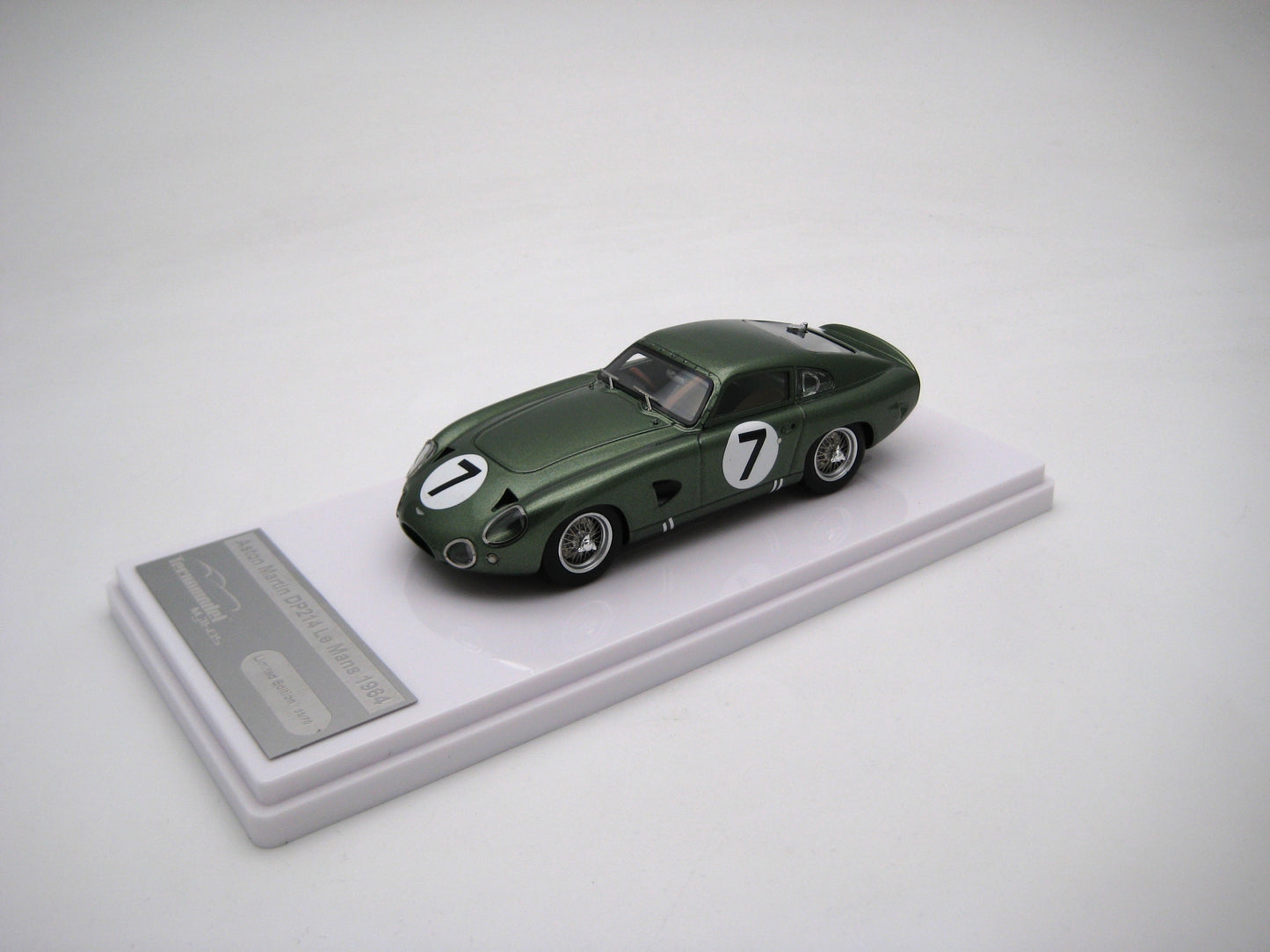 Tecnomodel TM43-28A Aston Martin DP214 Le Mans 1963 Bill Kimberley - Jo Schlesser Car # 7 1/43