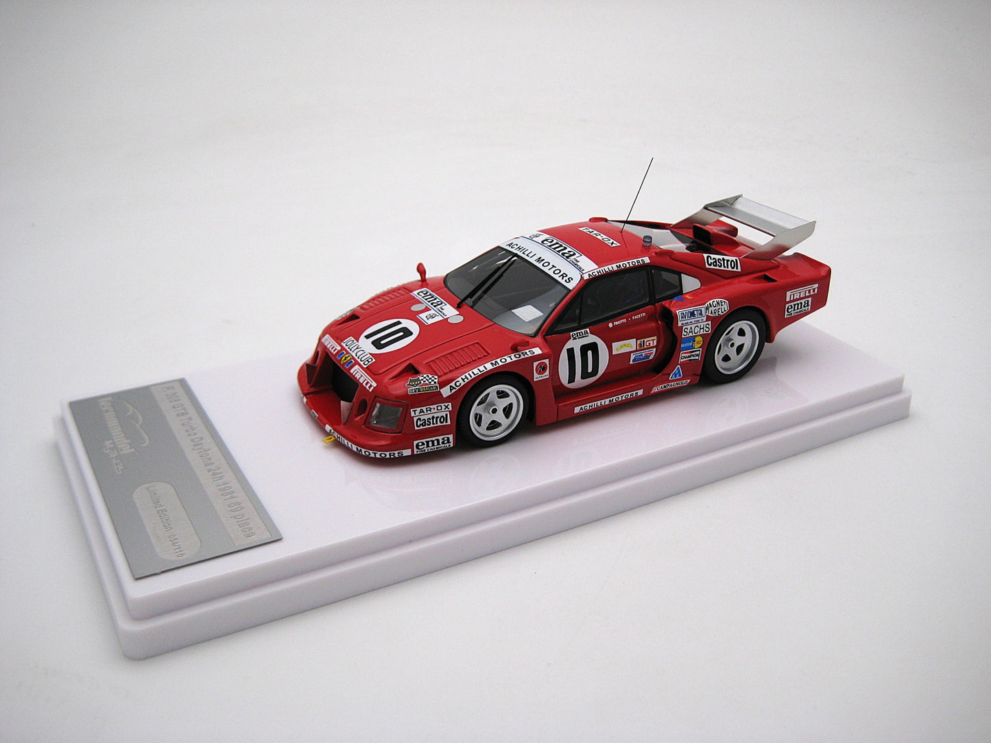 Tecnomodel TM43-50A  Ferrari 308 GTB Turbo Daytona 24h 1981 69 place Drivers: Carlo Facetti - Martino Finotto 1/43