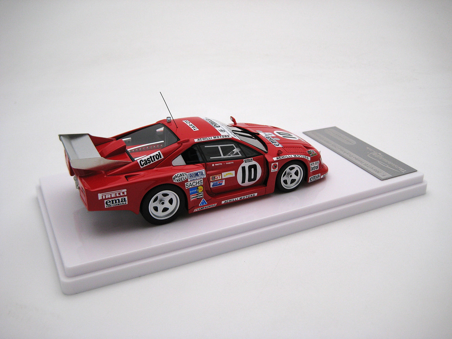 Tecnomodel TM43-50A  Ferrari 308 GTB Turbo Daytona 24h 1981 69 place Drivers: Carlo Facetti - Martino Finotto 1/43